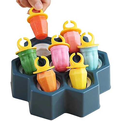 

Summer Mini Pop Molds Miniature Popsicle Molds With Sticks and Drip Guards Easy-Release