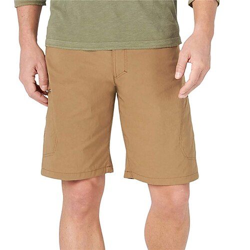 

Men's Classic Style Casual Shorts Cargo Shorts Work Shorts Pocket Multi Pocket Short Pants Casual Daily Solid Color Comfort Breathable Mid Waist Black Brown Navy Blue Coffee 34 36 38 40