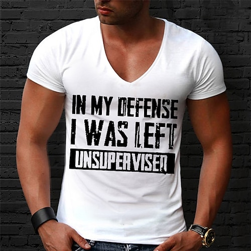 

Men's Unisex T shirt Hot Stamping Graphic Prints Letter V Neck Street Daily Print Short Sleeve Tops Casual Designer Big and Tall Sports White Blue Gray