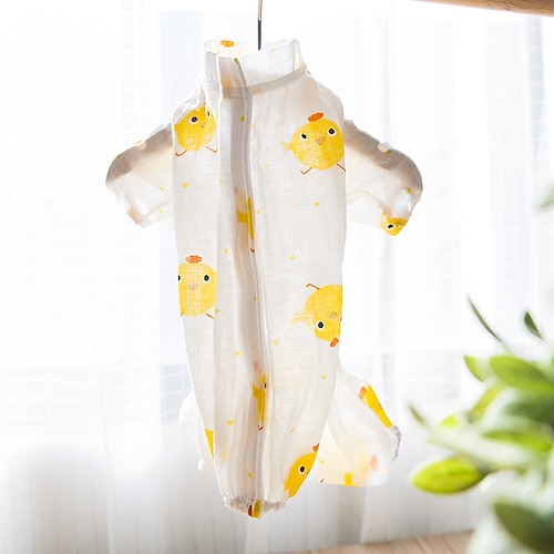

Dog Shirt / T-Shirt Animal Fashion Cute Casual / Daily Outdoor Dog Clothes Puppy Clothes Dog Outfits Soft Yellow Costume for Girl and Boy Dog Cloth Mesh XS S M L XL XXL