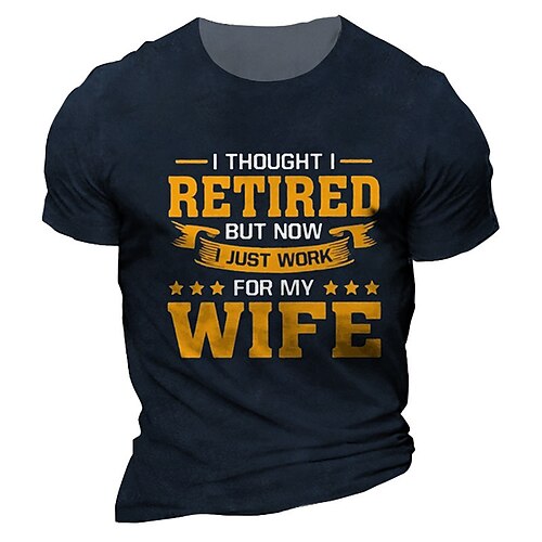 

Men's Unisex T shirt Tee Letter Graphic Prints Crew Neck Army Green Dark Gray Navy Blue Black 3D Print Outdoor Street Short Sleeve Print Clothing Apparel Sports Designer Casual Big and Tall / Summer