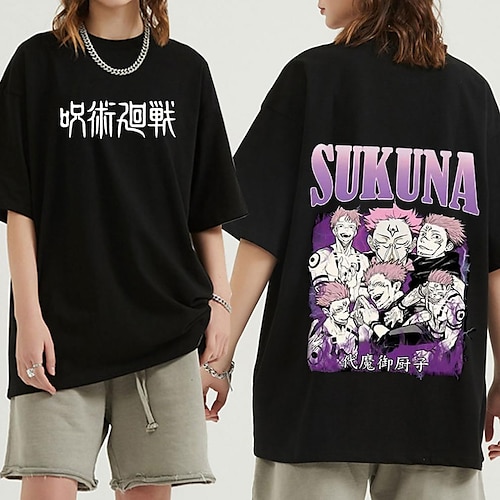 

Inspired by Jujutsu Kaisen Sukuna Gojou T-shirt Anime 100% Polyester Anime Harajuku Graphic Kawaii T-shirt For Men's / Women's / Couple's