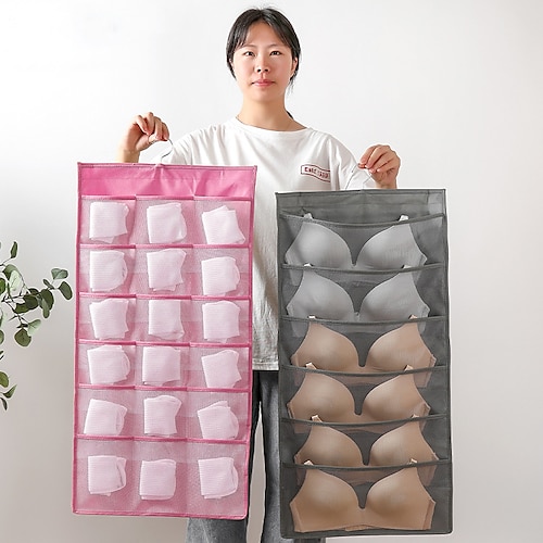 

24 Grid Non-woven Socks Underwear Storage