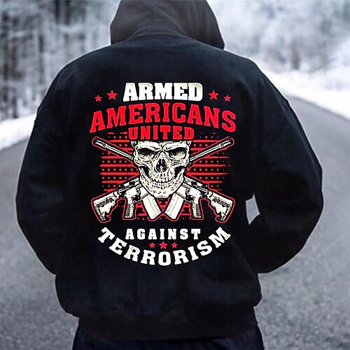 

Men's Unisex Pullover Hoodie Sweatshirt Graphic Prints Skull Print Daily Sports 3D Print Casual Designer Hoodies Sweatshirts Black