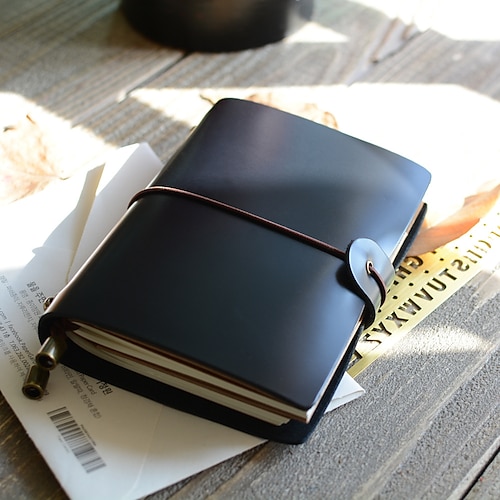 

Sketchbook Notebook Plain A5 5.8×8.3 Inch Retro Leather Hardcover Mini 96 Pages Notebook for School
