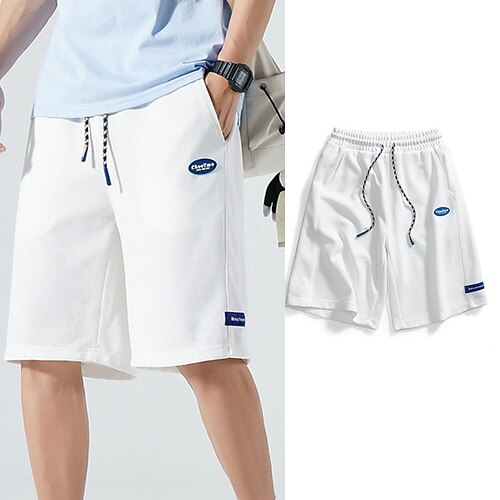 

Men's Athletic Shorts Workout Shorts Tennis Shorts With Pockets Quick Dry Lightweight Bottoms Regular Fit Drawstring Solid Color Summer Gym Workout Tennis Running / Micro-elastic