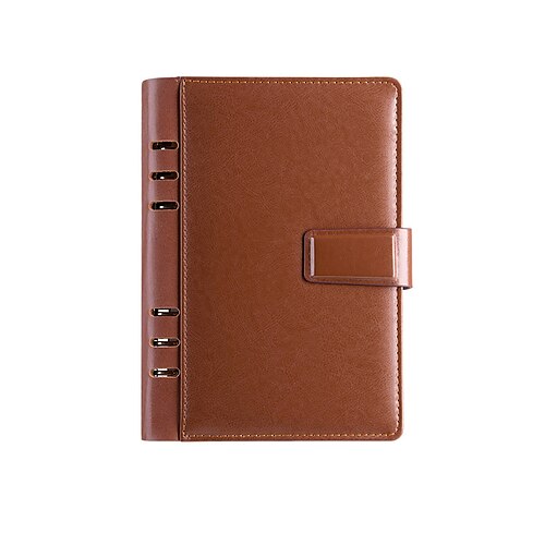 

Lined Notebook Lined A5 5.8×8.3 Inch A6 4.1×5.8 Inch Solid Color PU SoftCover with Lock Button 160 Pages Notebook for School Office Business