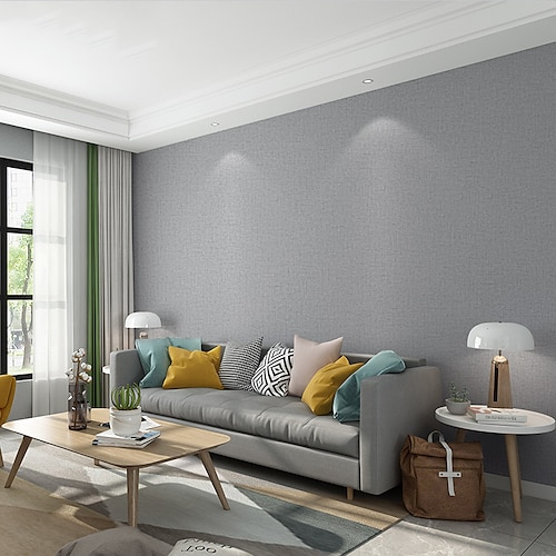 

nordic cement gray pure color retro wallpaper simple living room bedroom restaurant clothing store industrial style wallpaper