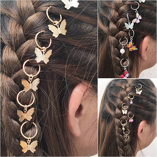 

6pcs Women's Hair Ties Hair Accessory Set For Street Daily Holiday Handmade Alloy 1 2 3