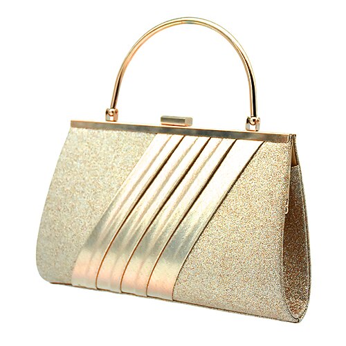 

Women's Bridal Purse Evening Bag Pink Silver Gold
