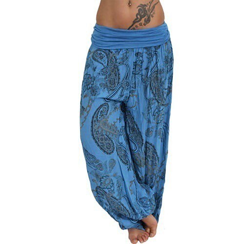 

Women's Loungewear Bottom Nighty Graphic Prints Simple Comfort Home Cotton Blend Spring Summer Blue Orange