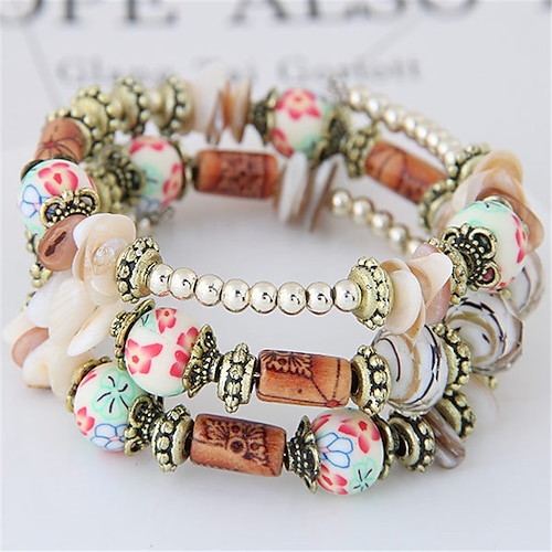 

Per donna Bracciali Stile etnico Strada Multicolore Bracciale