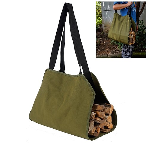 

Outdoor Firewood Storage Bag Wood Storage Bag Foldable Storage Bag Logging Wood Transportation Multifunctional Handbag