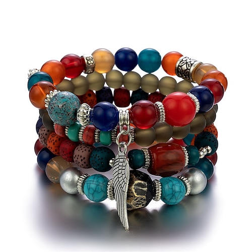 

Women's Bracelets Textured Street Color Block Bracelets Bangles