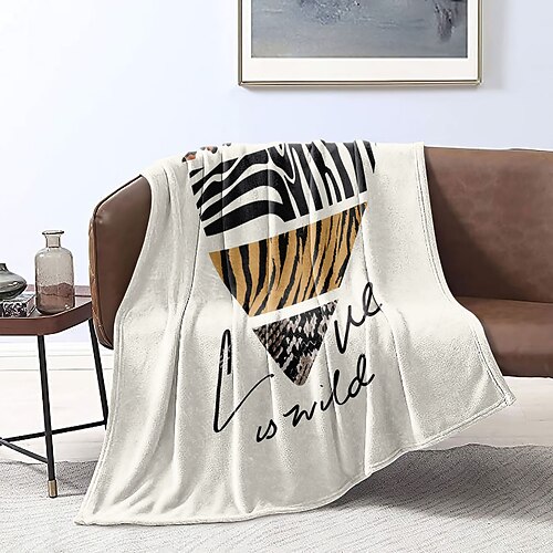 

Fleece Throw Blanket for Couch Sofa Bed, Nature Graphic Fannal Blanket, Cozy Fuzzy Soft Lightweight Throw Blanket