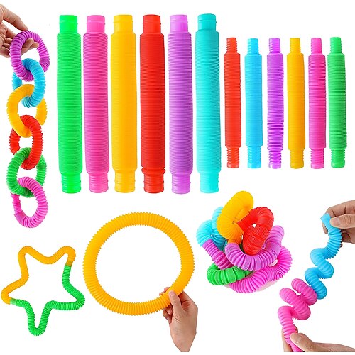 

Finger Toy Sensory Fidget Toy Stress Reliever 20 pcs Portable Stress and Anxiety Relief Flexible Durable For Teen Adults' Boys and Girls Party Outdoor