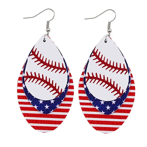 

Women's Earrings Modern Street National Flag Earring