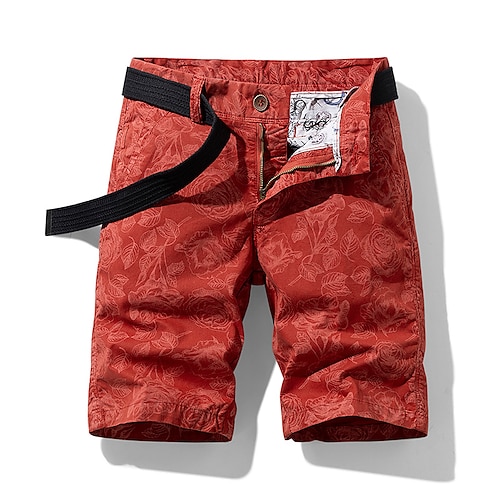 

Homme Short Short de plage Plusieurs poches Couleur unie Poids Léger Des sports Longueur genou du quotidien Gymnastique Sportif Casual Safran des Indes Bleu Non Elastique / Eté