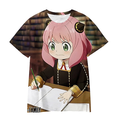 

Inspired by Spy x Family Spy Family Loid Forger Yor Forger Anya Forger T-shirt Cartoon Manga Anime Harajuku Graphic Kawaii T-shirt For Men's Women's Unisex Adults' 3D Print 100% Polyester