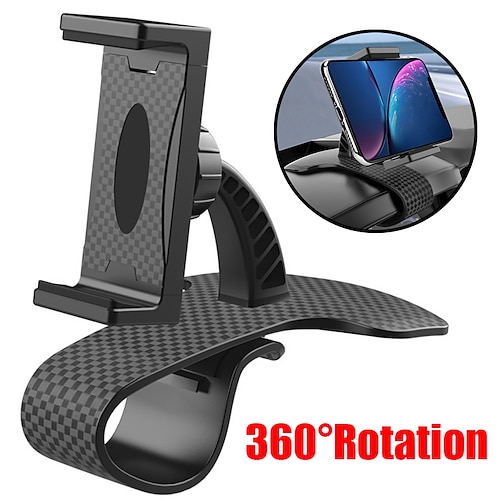 

Car Dashboard Mount Phone Holder Stand Clip Universal Cell Phone GPS Support Clip Bracket Rotatable for Xiaomi Samsung Iphone