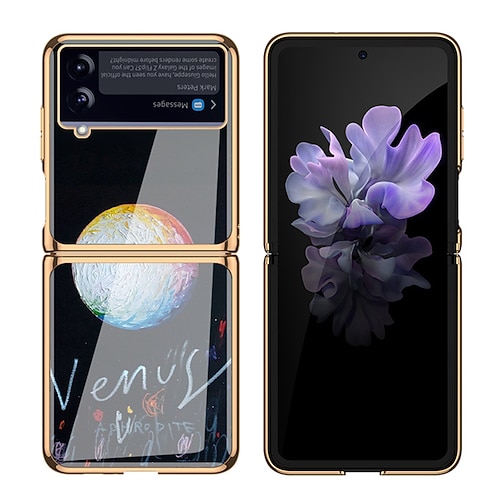 

Phone Case For Samsung Galaxy Flip Z Flip 3 Flip Dustproof Shockproof Graphic PC