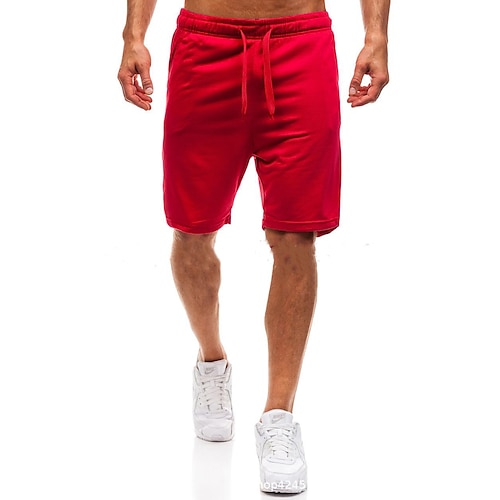 mænds sommer nye afslappede shorts fempunktsbukser sportsbukser ensfarvet strand от Lightinthebox WW