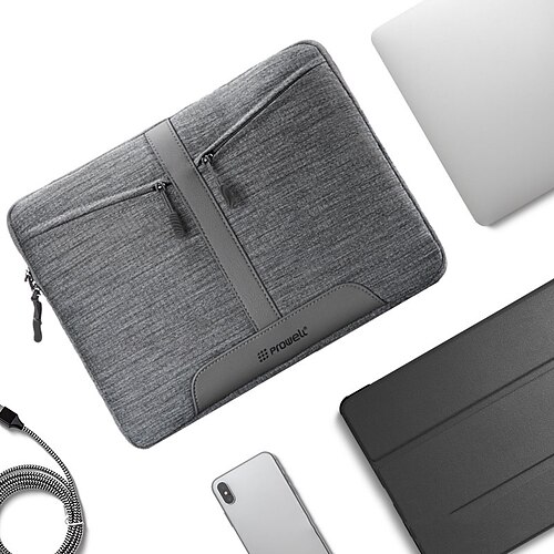 

Laptop Sleeves 12"" inch Compatible with Macbook Air Pro, HP, Dell, Lenovo, Asus, Acer, Chromebook Notebook Waterpoof Shock Proof Polyester Solid Color for Travel Colleages & Schools