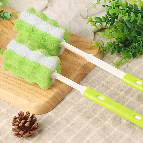 

Hanging Retractable Sponge Cup Washing Brush Long Handle Washing Cup Milk Bottle Cleaning Brush Kitchen Cup Brush