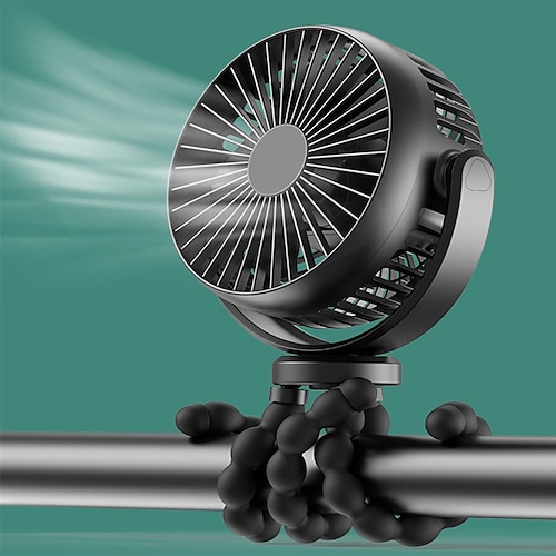 

Octopus Fan Portable Handheld USB Fan Multifunctional Silicone Bracket Fan Desktop Rechargeable Mini Cooling Fan