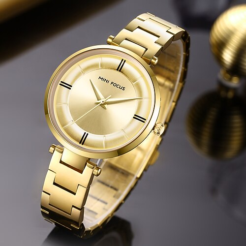 

MINI FOCUS Quartz Watch for Women Analog Quartz Stylish Fashion Waterproof Metal Alloy Fashion