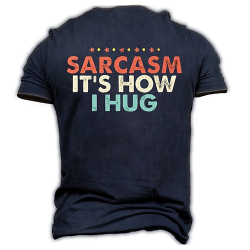 

Men's Unisex T shirt Tee 3D Print Graphic Prints Letter Crew Neck Street Daily Print Short Sleeve Tops Casual Designer Big and Tall Sports Dark Gray Navy Blue