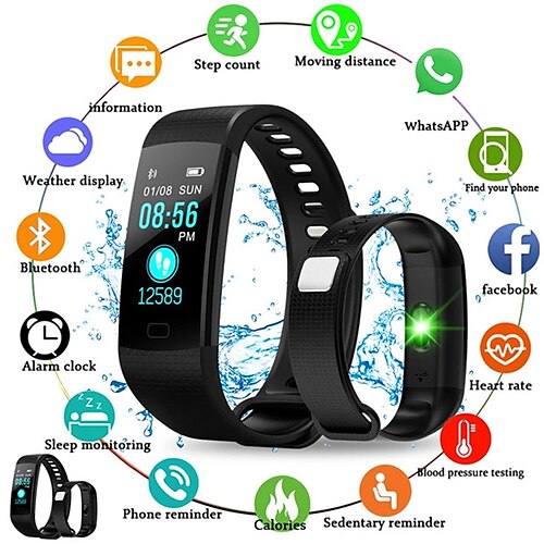 

YH5 Heart Rate Monitor Smartwatch Sports Fashion for Ladies Man