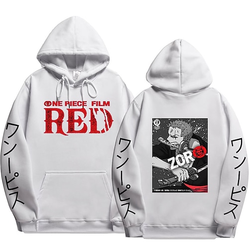 

Inspired by One Piece Film: Red Roronoa Zoro Hoodie Cartoon Manga Anime Front Pocket Graphic Hoodie For Men's Women's Unisex Adults' Hot Stamping 100% Polyester