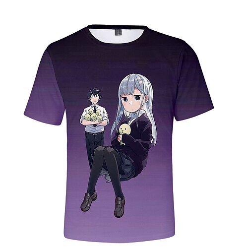 

Inspired by Aharen-san wa Hakarenai Aharen Reina Cosplay Costume T-shirt 100% Polyester Pattern Harajuku Graphic Kawaii T-shirt For Men's / Women's / Couple's