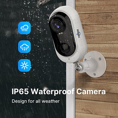 

Hiseeu IP Camera 2MP Mini WIFI Waterproof Remote Access With Audio Indoor Outdoor Apartment Support