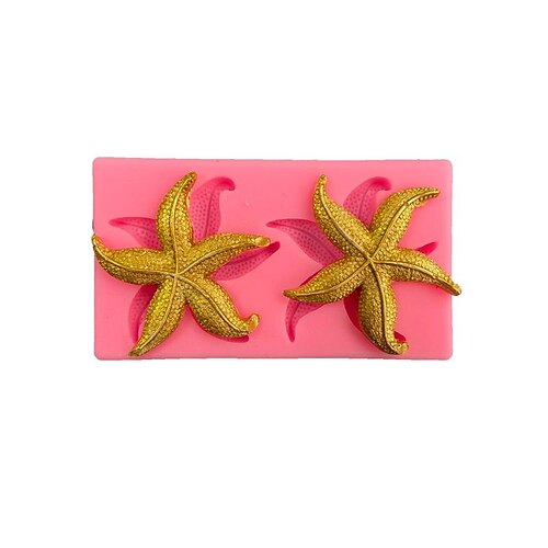 

Starfish Liquid Fondant Silicone Cake Mold Modeling Decoration Tool