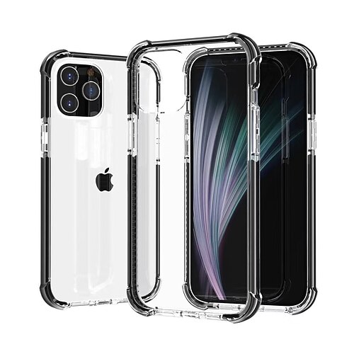 

Phone Case For Apple Classic Series iPhone 13 Pro Max 12 11 SE 2022 X XR XS Max 8 7 Bumper Frame Dustproof Four Corners Drop Resistance Transparent Acrylic