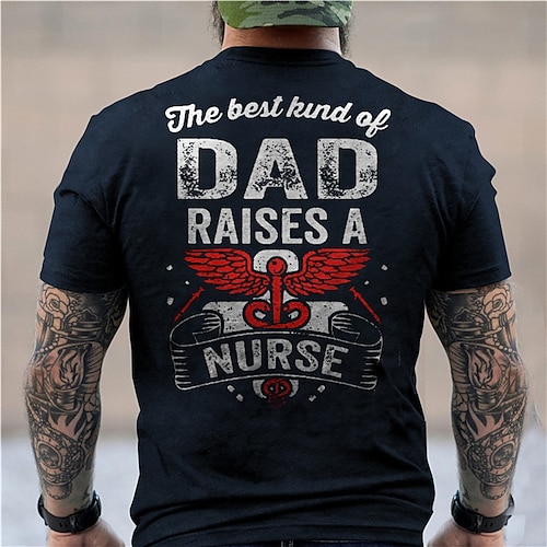 

Homme Unisexe T shirt Tee Lettre Imprimés Photos Col Ras du Cou Vert Véronèse Gris Foncé Bleu Marine Noir 3D effet Extérieur Plein Air Manches Courtes Imprimer Vêtement Tenue Rétro Vintage Sportif