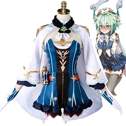 

Genshin Impact Sucrose Video Game Cosplay Costume Clothing Sweet Lolita Full Set