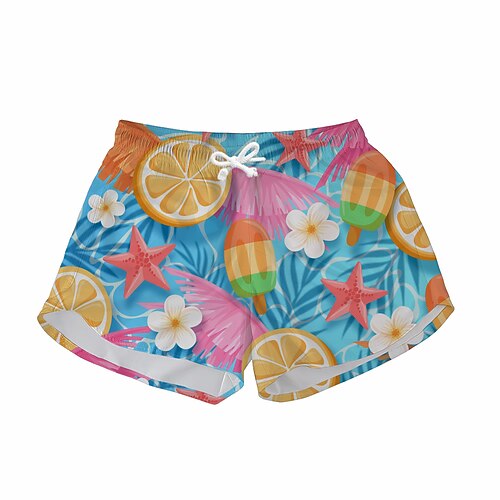 

Women's Swim Trunks Swim Shorts Quick Dry Lightweight Board Shorts Bottoms with Pockets Drawstring Swimming Surfing Beach Water Sports Fruit Summer / Stretchy