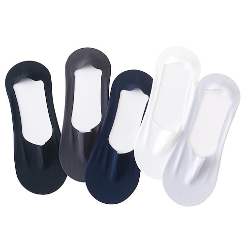 

Men's No Show Socks Sports & Outdoor Daily Holiday Polyester 3 Pairs
