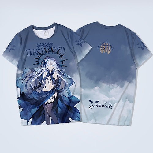 

Inspired by Date A Live Tohka Yatogami Tokisaki Kurumi T-shirt Cartoon 100% Polyester Anime Harajuku Graphic Kawaii T-shirt For Men's / Women's / Couple's