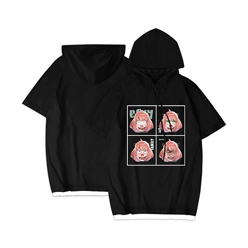 

Inspired by SPY×FAMILY Loid Forger Yor Forger Anya Forger Hoodie Cartoon Poly / Cotton Anime Harajuku Graphic Kawaii Hoodie For Men's / Women's / Couple's