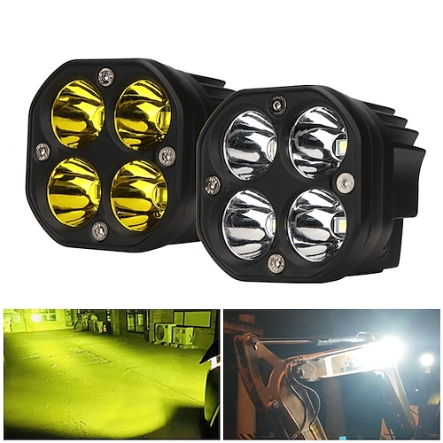 

1Pcs 3 Inch Led Work Light 12V 24V For Car 4x4 Offroad Motorcycle Trucks Tractors Boat 4WD ATV SUV Driving Fog Lights Spotlight