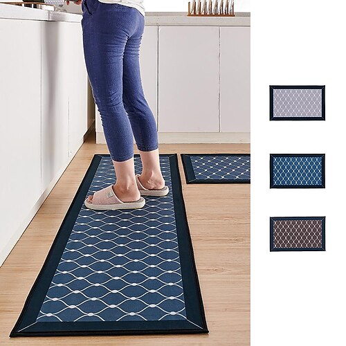 

tapis et tapis de cuisine tapis de sol anti-fatigue rembourré, tapis en mousse de confort en pvc pour la maison, le bureau, l'évier, la lessive, les bureaux debout