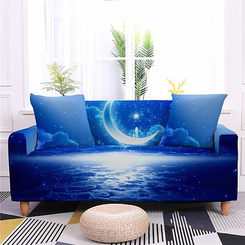 

Stretch Sofa Cover Slipcover Elastic Sectional Couch Armchair Loveseat 4 Or 3 Seater L Shape Soft Durable Washable