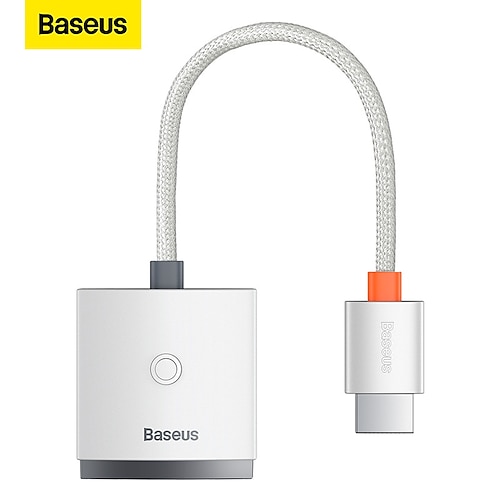 

Baseus Lite Series Adapter HDMI-compatible to VGA (3.5 mm Aux Port & Micro USB Power Input) Black