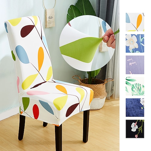 

Stretch Dining Chair Cover for Dining Room Mandala Print Chairs Covers High Back for Living Room Party Wedding Christmas Decoration