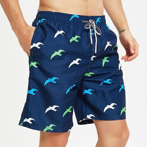 

Men's Swim Trunks Swim Shorts Quick Dry Lightweight Board Shorts Bathing Suit with Pockets Drawstring Swimming Surfing Beach Water Sports Printed Summer / Stretchy