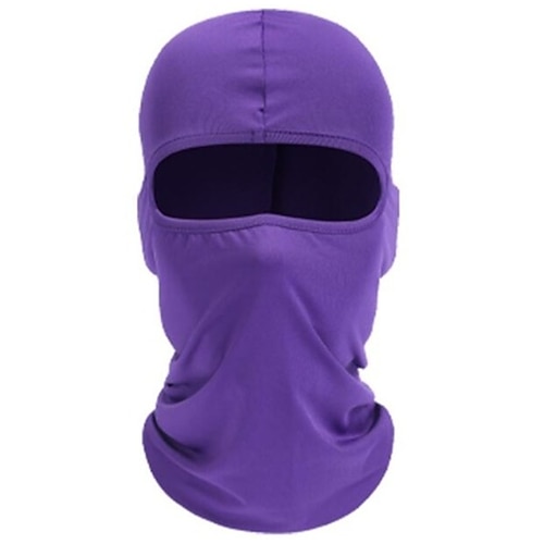 

Headwear Balaclava Neck Gaiter Neck Tube Solid Colored Sunscreen Windproof Quick Dry Lightweight Materials Bike / Cycling White Black Purple Lycra Winter Summer for Men's Women's Adults' Cycling